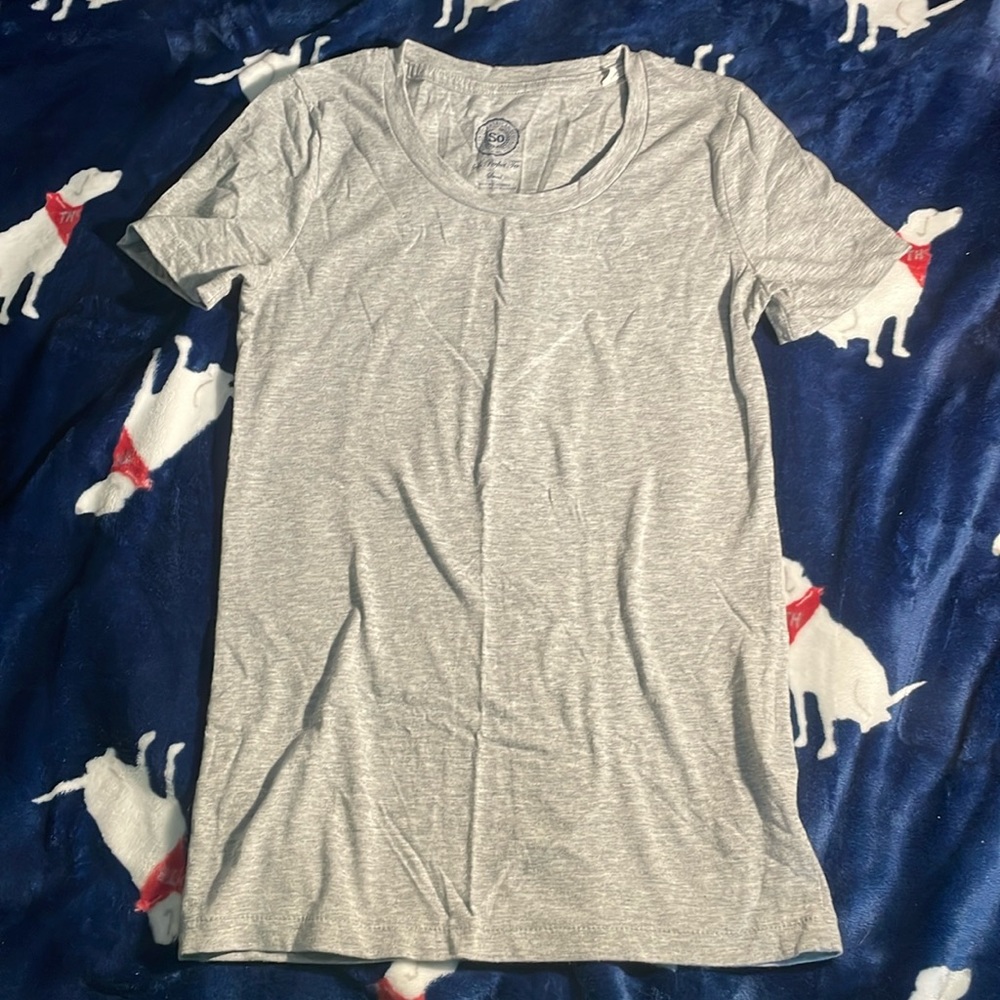 Heather grey t-shirt